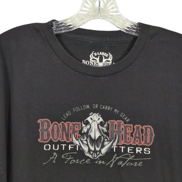 Bonehead Outfitters Razorback Recon Graphic T-Shirt cotton Black X-Large - Picture 4 of 8